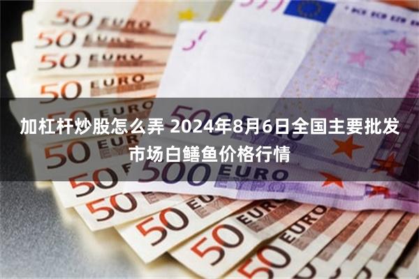 加杠杆炒股怎么弄 2024年8月6日全国主要批发市场白鳝鱼价格行情