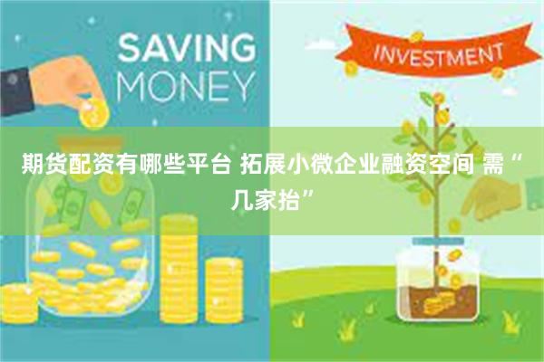 期货配资有哪些平台 拓展小微企业融资空间 需“几家抬”